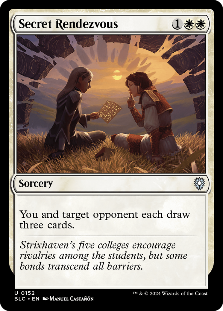 {C} Secret Rendezvous [Bloomburrow Commander][BLC 152]