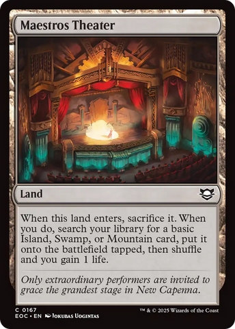 {@@ EOC C} Maestros Theater [Edge of Eternities Commander][EOC 167]
