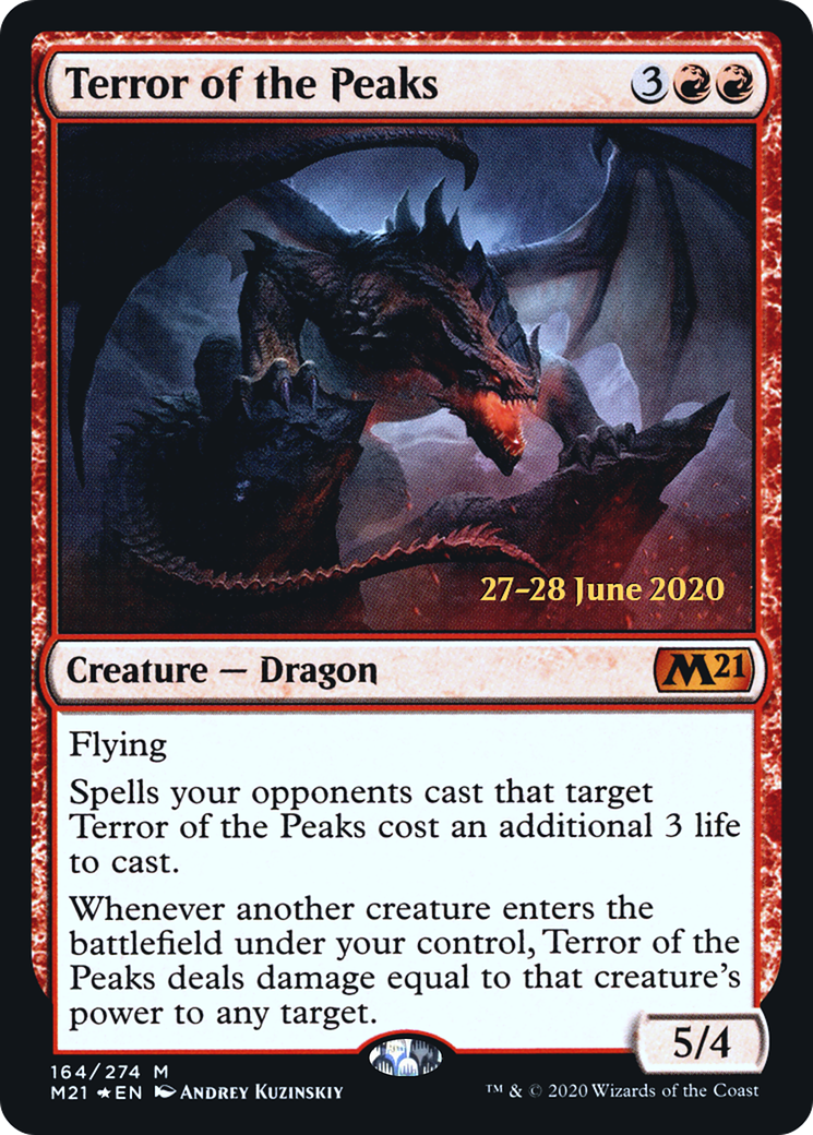 {R} Terror of the Peaks [Core Set 2021 Prerelease Promos][PR M21 164]