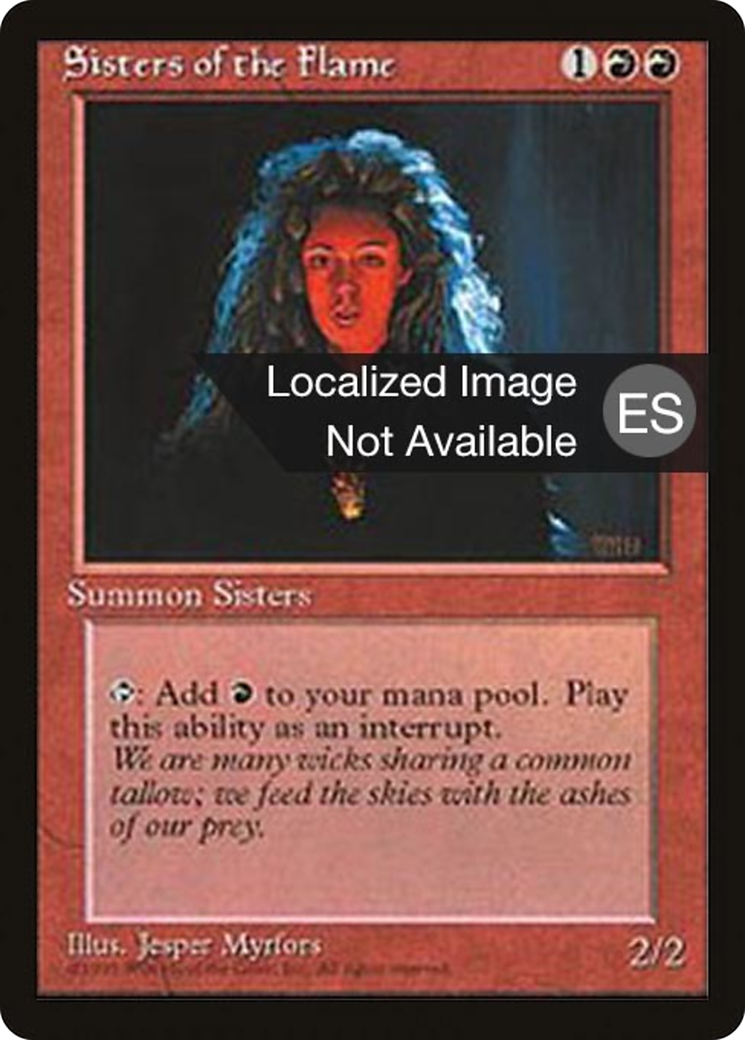 {F} Sisters of the Flame [Fourth Edition (Foreign Black Border)][FBB 4ED 221]