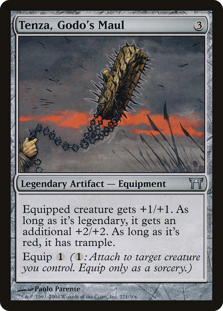 {C} Tenza, Godo's Maul [Champions of Kamigawa][CHK 271]