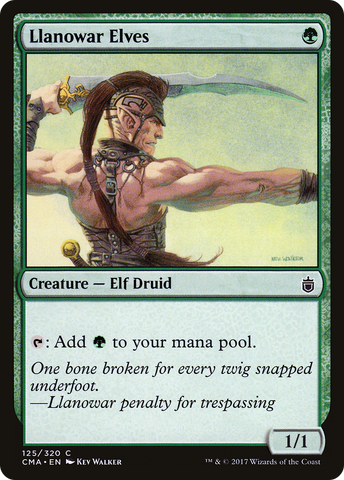{C} Llanowar Elves [Commander Anthology][CMA 125]