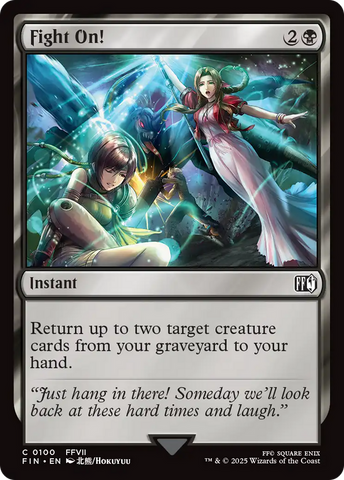{@C} Fight On! [FINAL FANTASY][FIN 100]