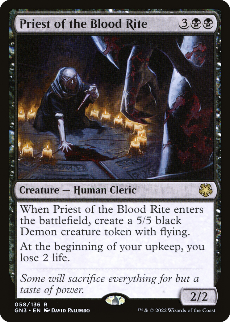 {R} Priest of the Blood Rite [Game Night 2022][GN3 058]