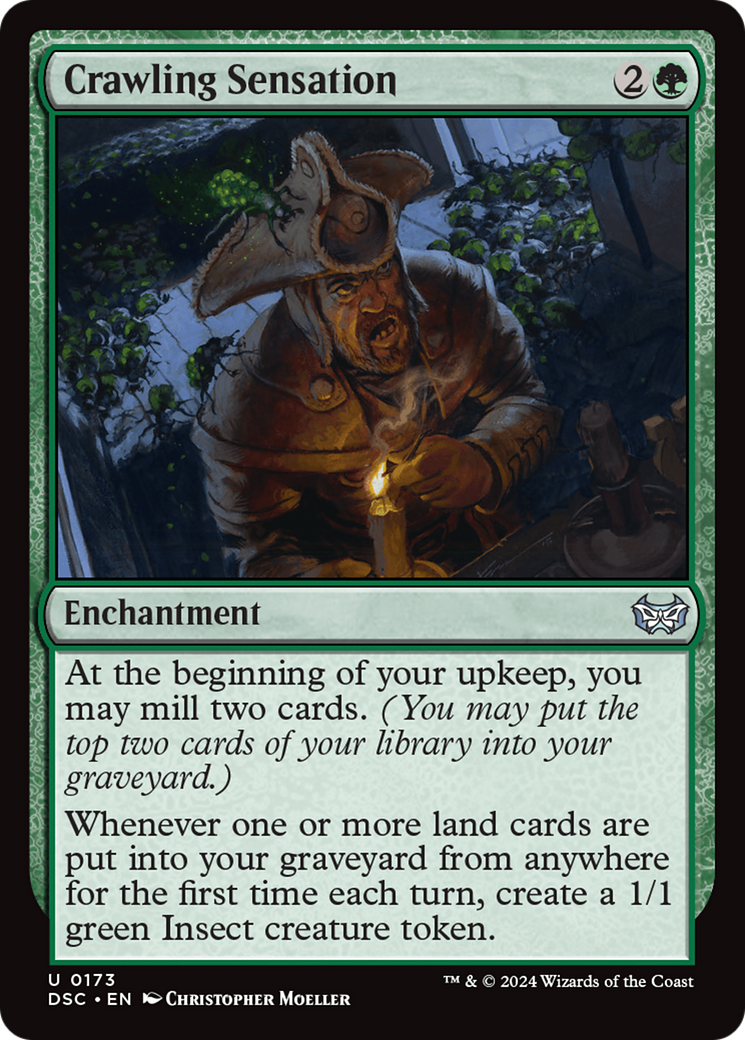 {C} Crawling Sensation [Duskmourn: House of Horror Commander][DSC 173]