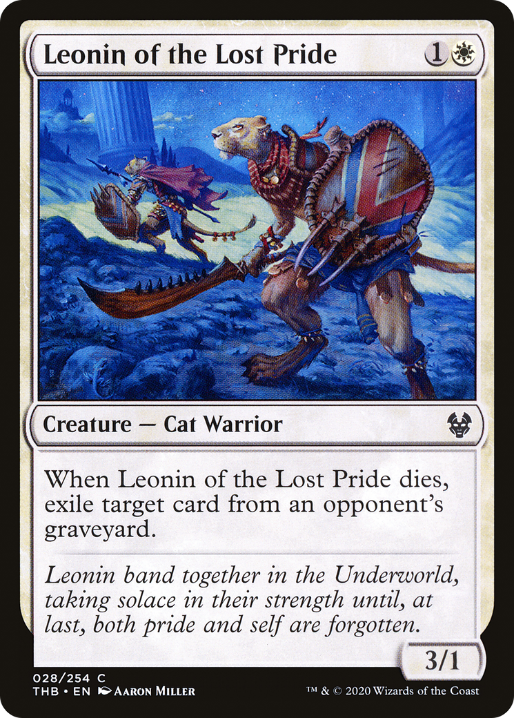 {C} Leonin of the Lost Pride [Theros Beyond Death][THB 028]
