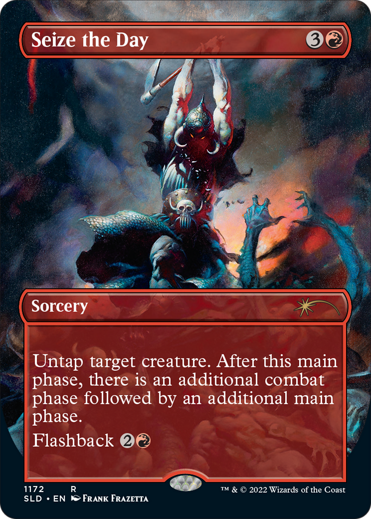 {R} Seize the Day (Borderless) [Secret Lair Drop Series][SLD 1172] - Misty Mountain Games