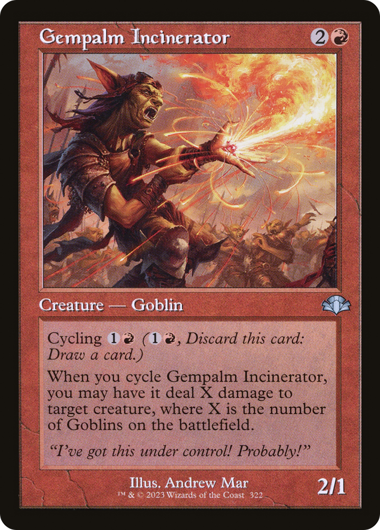 {C} Gempalm Incinerator (Retro) [Dominaria Remastered][DMR 322]