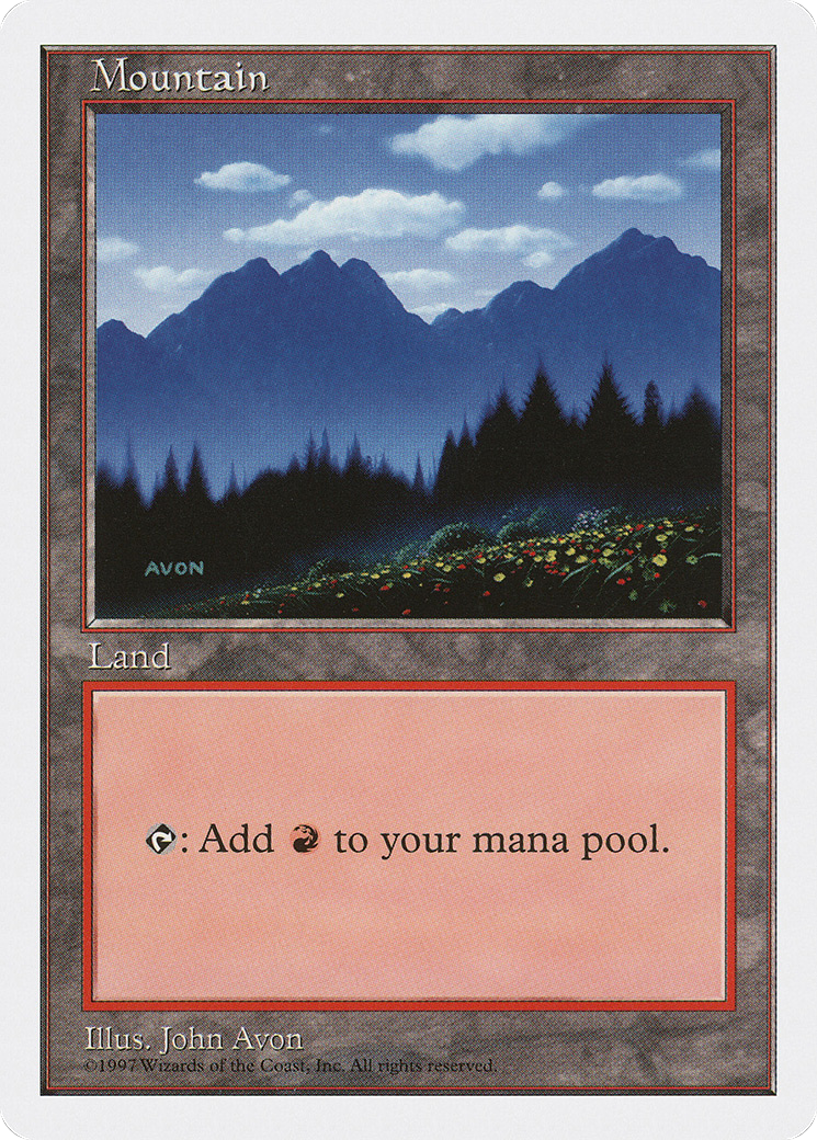{B}[5ED 445] Mountain (445) [Fifth Edition]