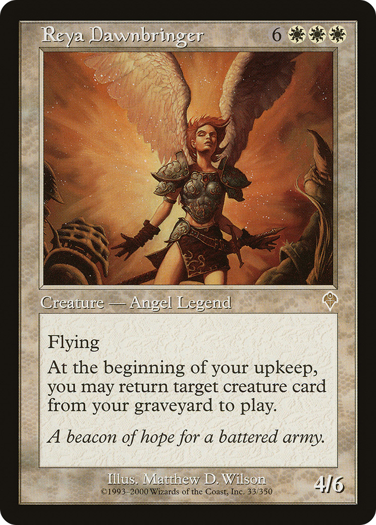 {R} Reya Dawnbringer [Invasion][INV 033] - Misty Mountain Games