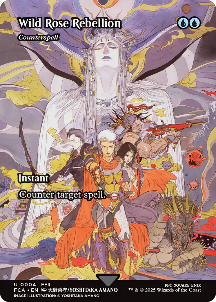 {@@FIC C} Wild Rose Rebellion - Counterspell (Showcase) [FINAL FANTASY : Through the Ages][FCA 004]