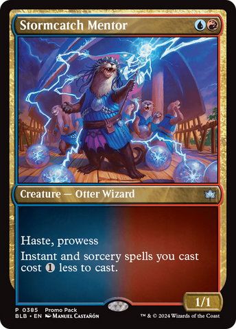 {@C} Stormcatch Mentor [Bloomburrow Promos][BLB 385]