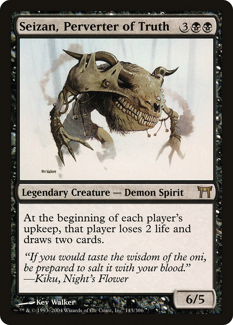 {R} Seizan, Perverter of Truth [Champions of Kamigawa][CHK 143]