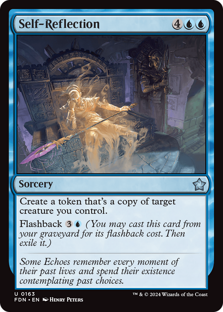 {@C} Self-Reflection [Foundations][FDN 163]