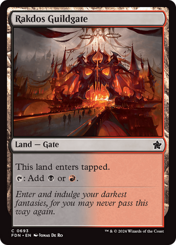 {@C} Rakdos Guildgate [Foundations][FDN 693]