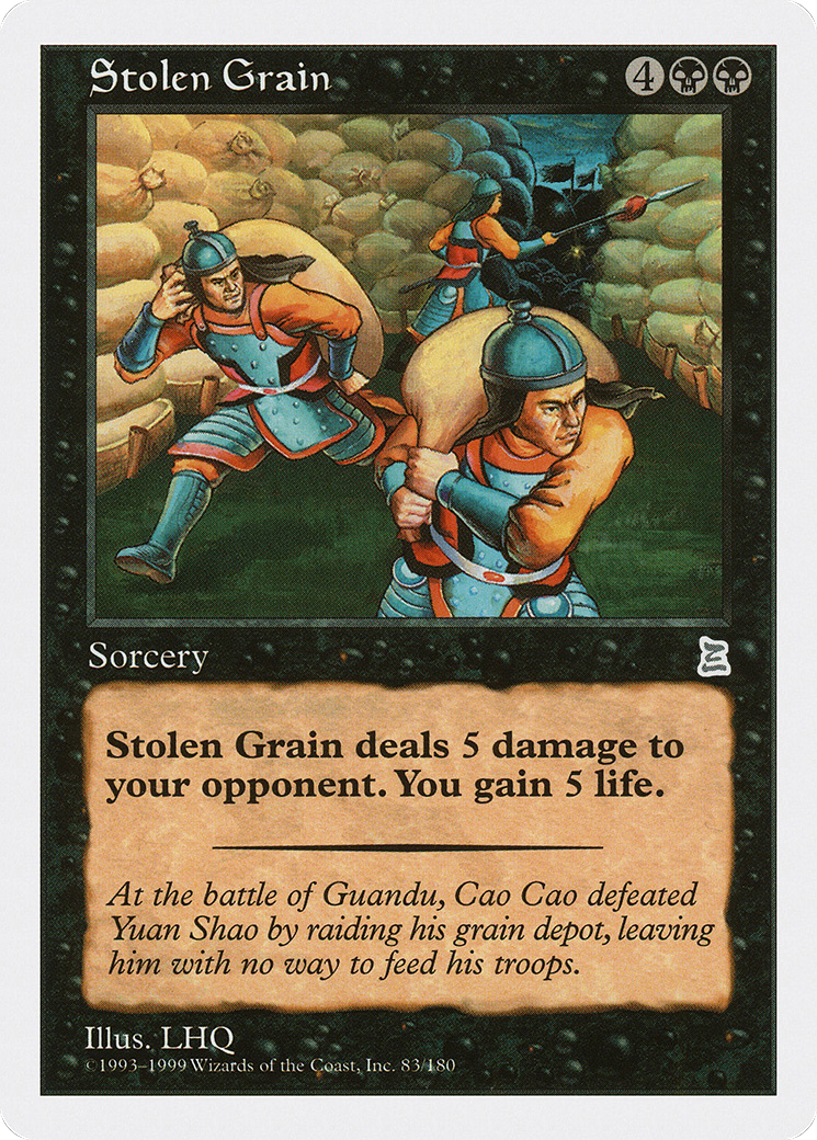 {C} Stolen Grain [Portal Three Kingdoms][PTK 083]