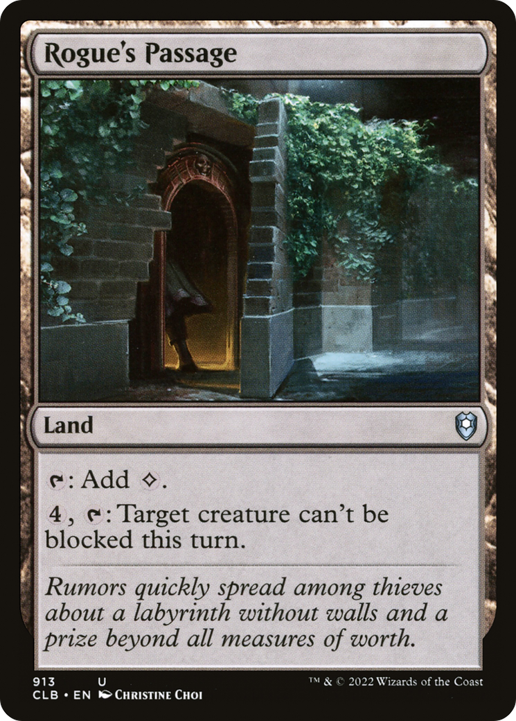 {C} Rogue's Passage [Commander Legends: Battle for Baldur's Gate][CLB 913]