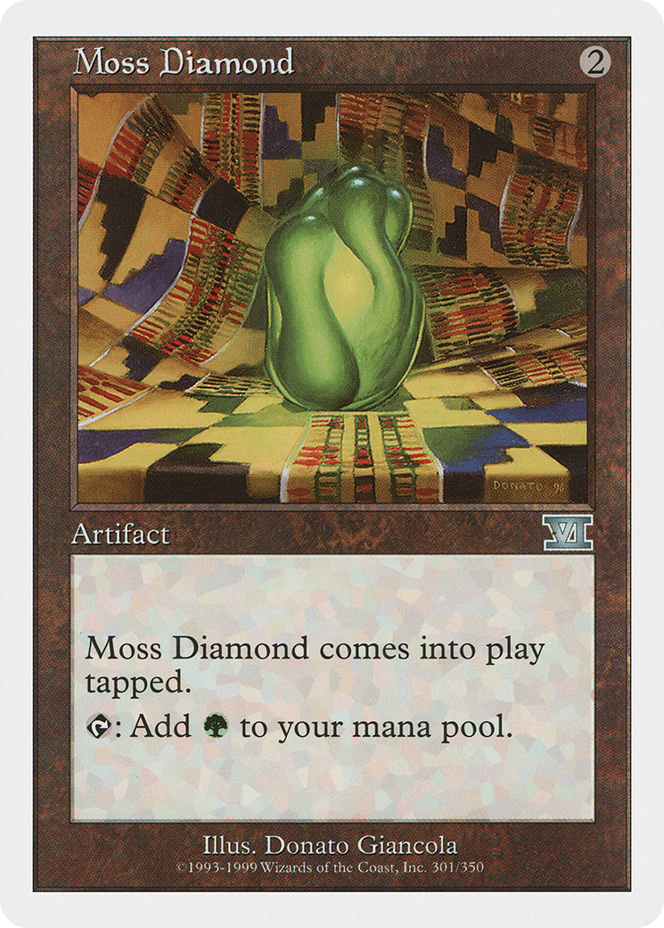 {C} Moss Diamond [Classic Sixth Edition][6ED 301]