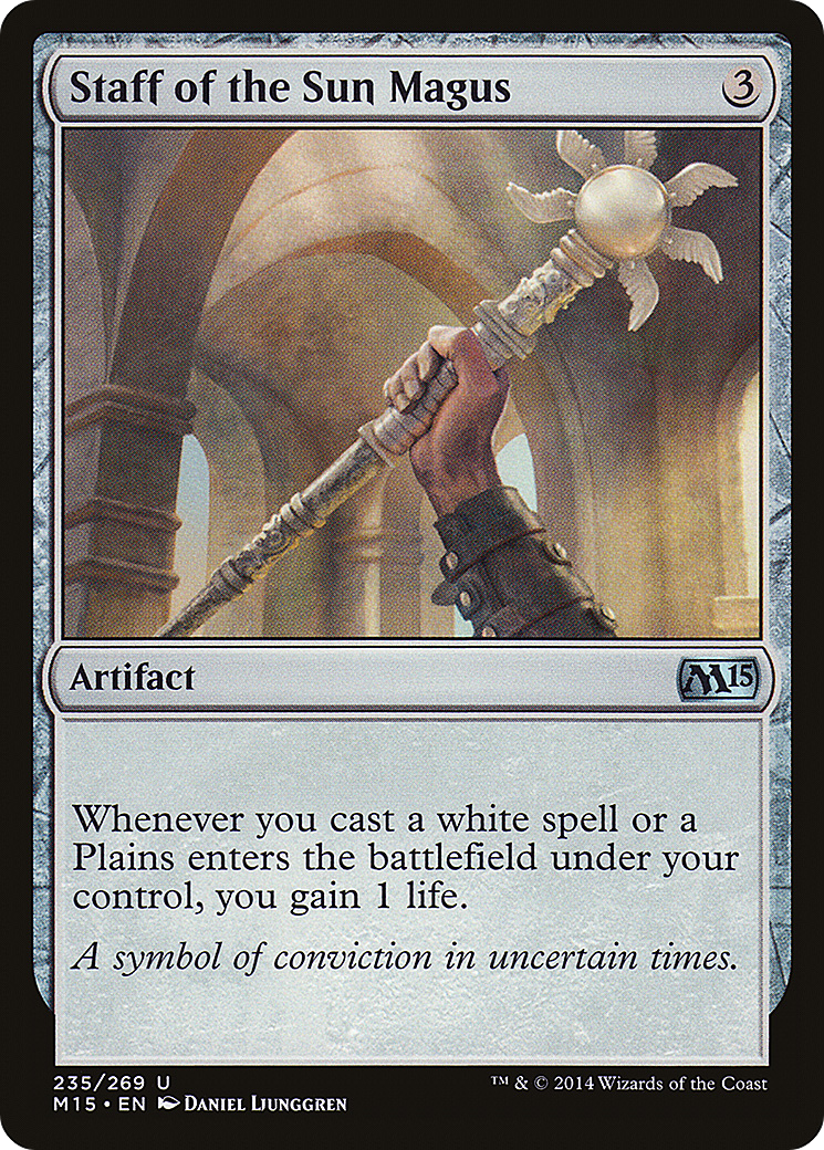{C} Staff of the Sun Magus [Magic 2015][M15 235]