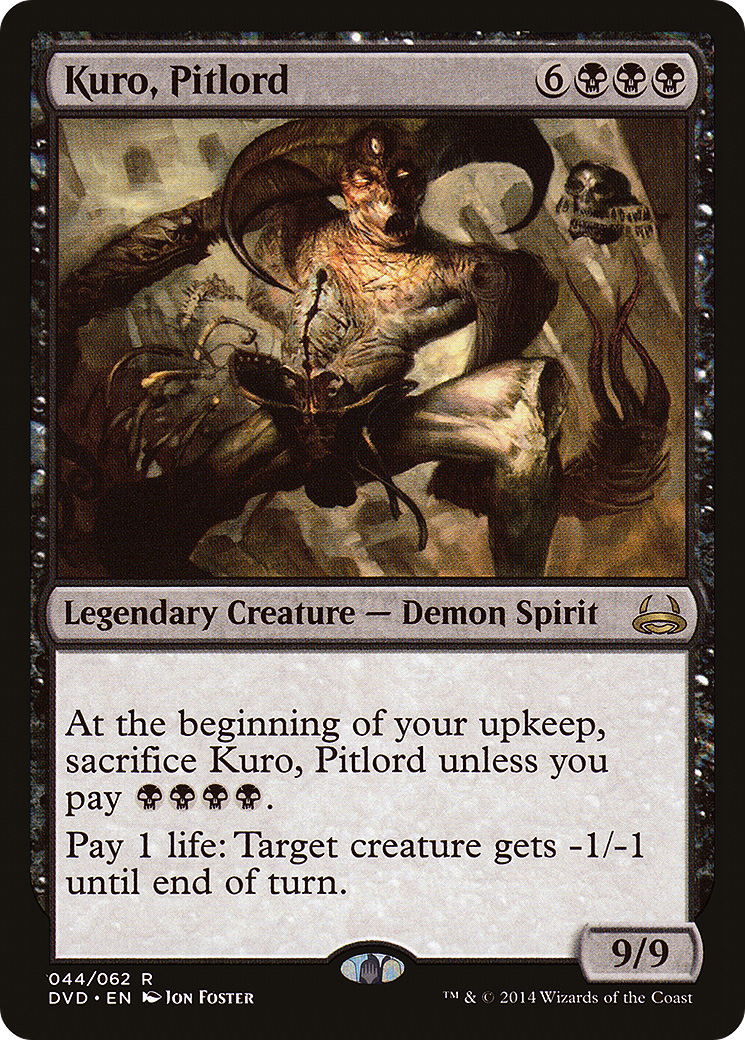 {R} Kuro, Pitlord (Divine vs. Demonic) [Duel Decks Anthology][DVD 044]