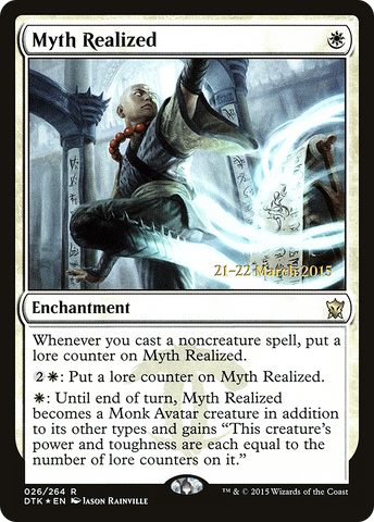 {R} Myth Realized [Dragons of Tarkir Prerelease Promos][PR DTK 026]