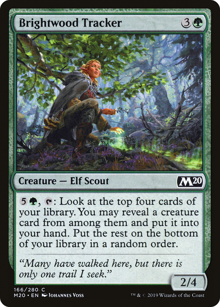 {C} Brightwood Tracker [Core Set 2020][M20 166]