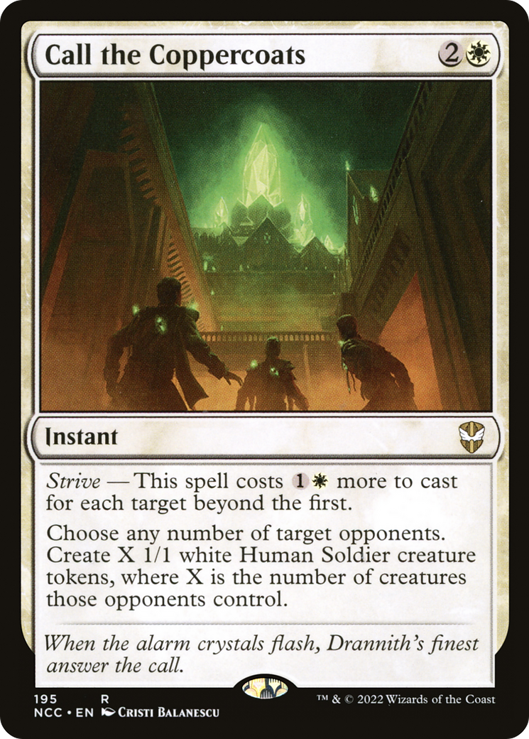 {R} Call the Coppercoats [Streets of New Capenna Commander][NCC 195]