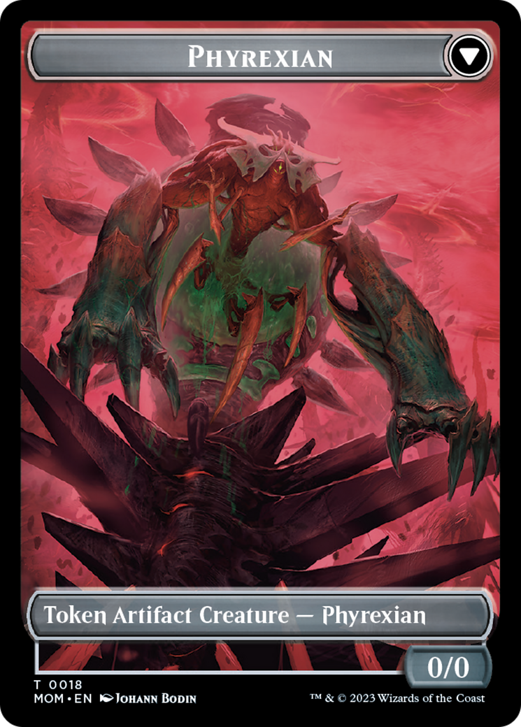 {T} Incubator // Phyrexian (18) Double-Sided Token [March of the Machine Tokens][TMOM 018]