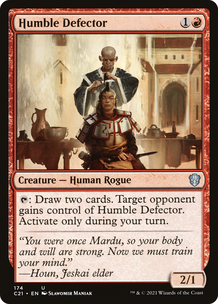{C} Humble Defector [Commander 2021][C21 174]
