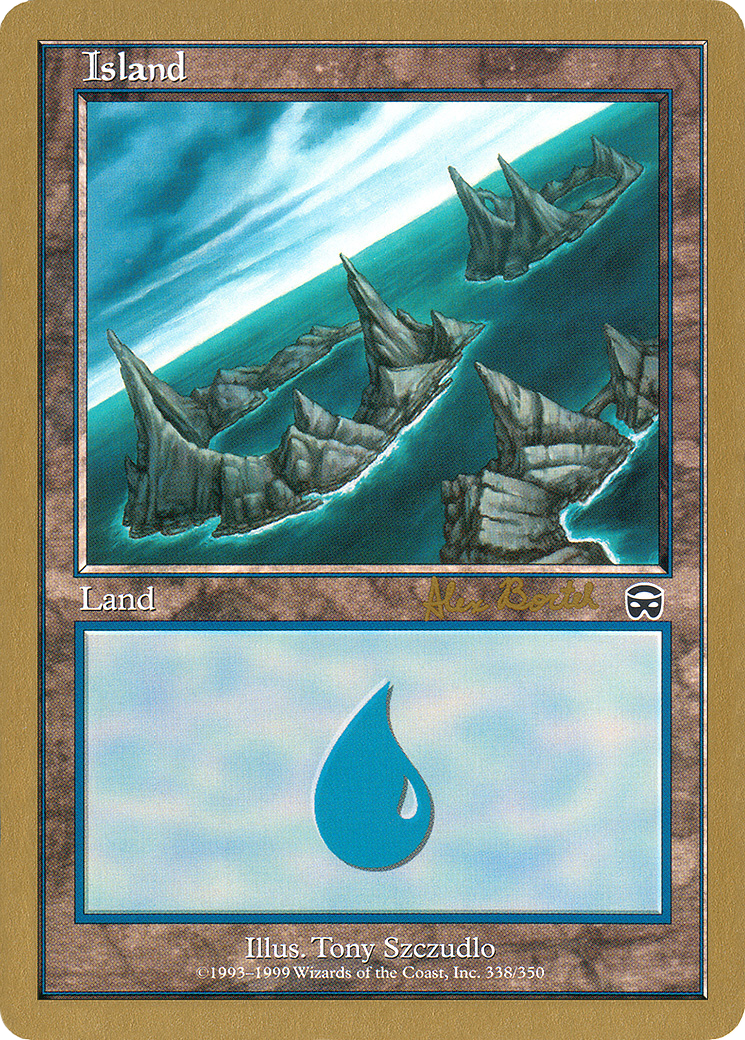 {B}[GB WC01 AB338A] Island (ab338a) (Alex Borteh) [World Championship Decks 2001]