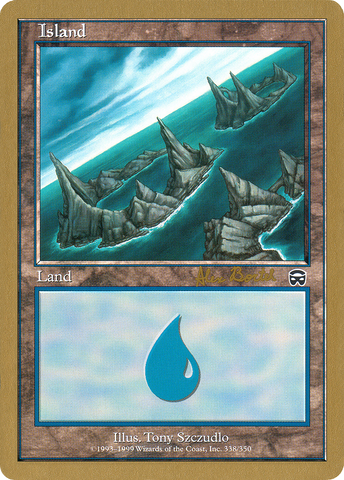 {B}[GB WC01 AB338A] Island (ab338a) (Alex Borteh) [World Championship Decks 2001]