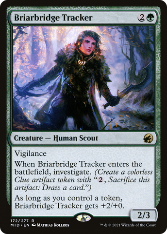 {R} Briarbridge Tracker [Innistrad: Midnight Hunt][MID 172]