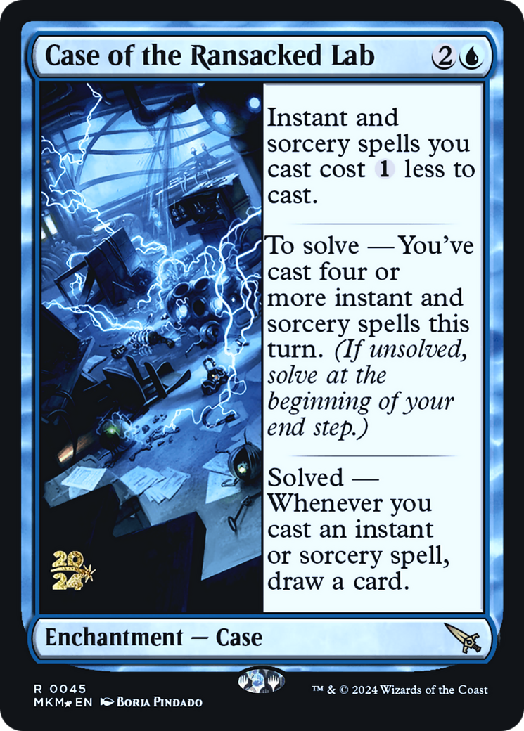 {R} Case of the Ransacked Lab [Murders at Karlov Manor Prerelease Promos][PR MKM 045]