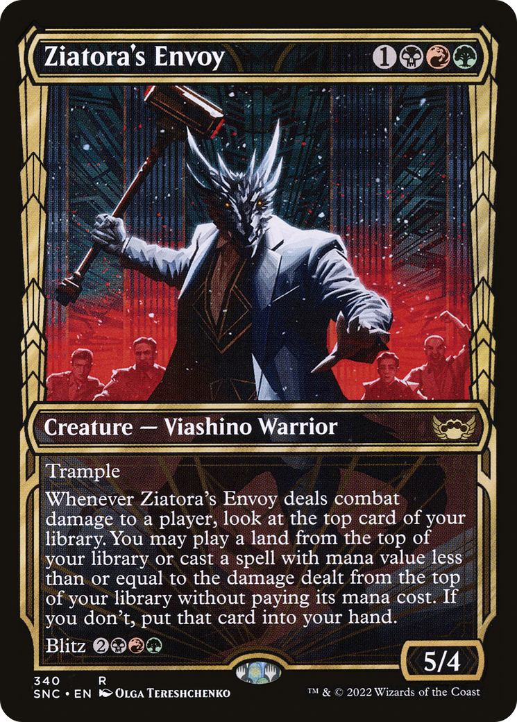 {R} Ziatora's Envoy (Showcase Golden Age) [Streets of New Capenna][SNC 340]