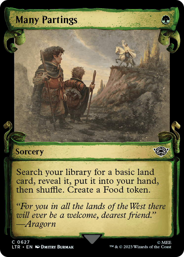 {C} Many Partings [The Lord of the Rings: Tales of Middle-Earth Showcase Scrolls][LTR 627]
