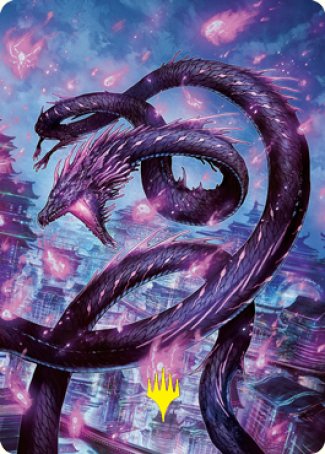{A} Junji, the Midnight Sky 2 Art Card (Gold-Stamped Signature) [Kamigawa: Neon Dynasty Art Series][GS ANEO 058]