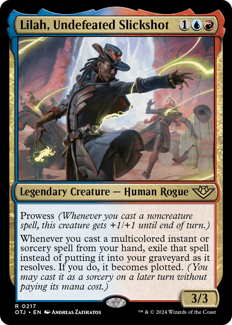 {@R} Lilah, Undefeated Slickshot [Outlaws of Thunder Junction][OTJ 217]