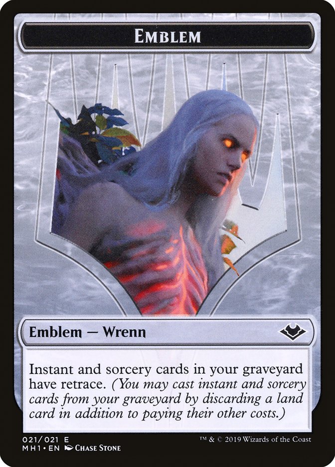 {T} Soldier (004) // Wrenn and Six Emblem (021) Double-sided Token [Modern Horizons Tokens][TMH1 004]