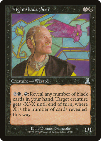 {C} Nightshade Seer [Urza's Destiny][UDS 063]
