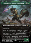 {R} Chatterfang, Squirrel General (Borderless) [Bloomburrow Commander][BLC 082]