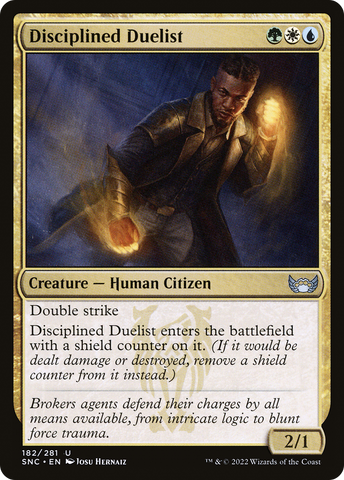 {C} Disciplined Duelist [Streets of New Capenna][SNC 182]