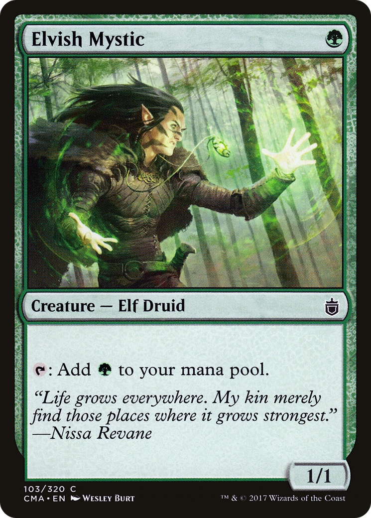 {C} Elvish Mystic [Commander Anthology][CMA 103]