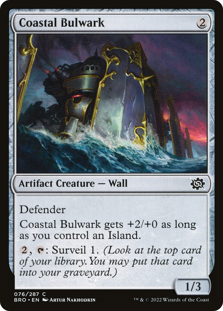{C} Coastal Bulwark [The Brothers' War][BRO 076]