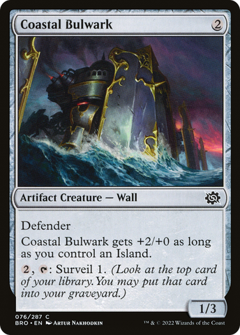 {C} Coastal Bulwark [The Brothers' War][BRO 076]