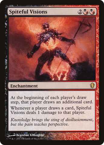 {R} Spiteful Visions [Commander 2013][C13 233]