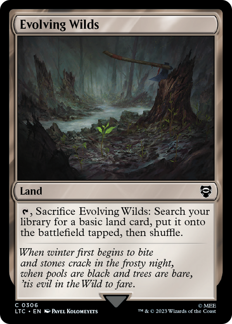 {C} Evolving Wilds [The Lord of the Rings: Tales of Middle-Earth Commander][LTC 306]