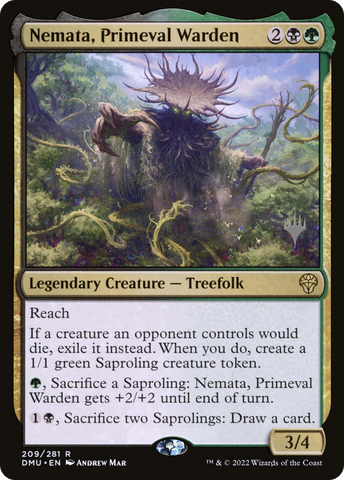 {R} Nemata, Primeval Warden (Promo Pack) [Dominaria United Promos][PP DMU 209]