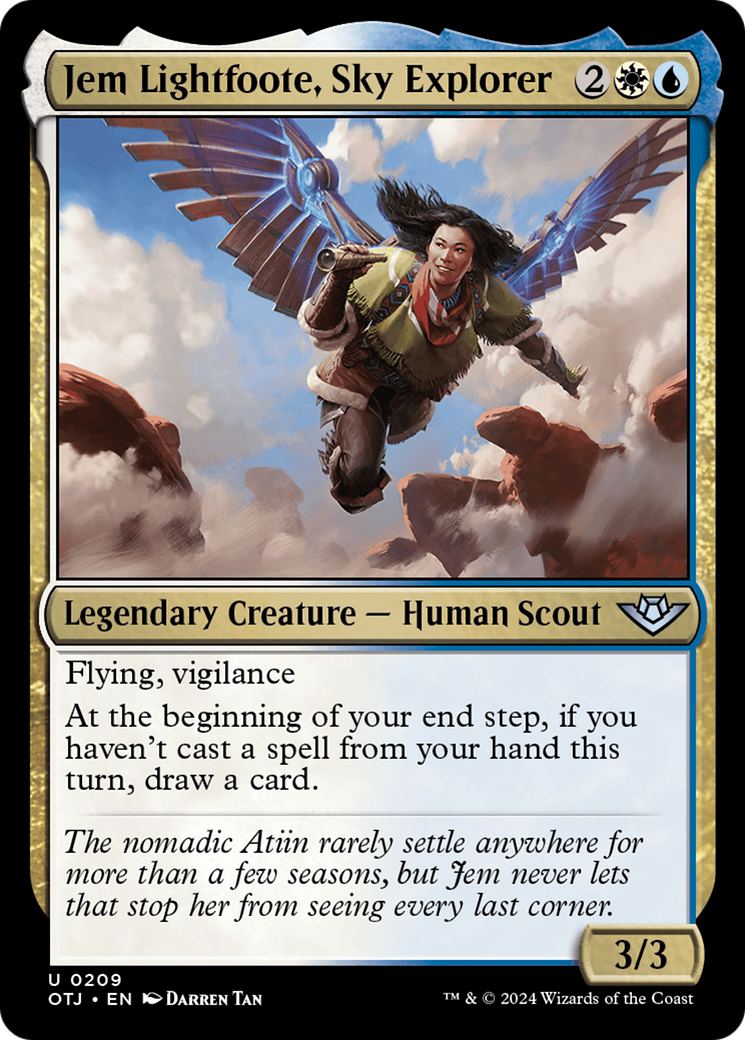 {@C} Jem Lightfoote, Sky Explorer [Outlaws of Thunder Junction][OTJ 209]