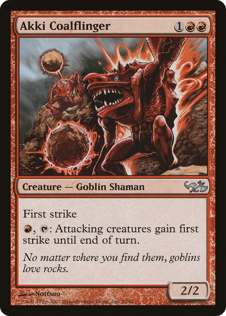 {C} Akki Coalflinger [Duel Decks: Elves vs. Goblins][DDA 033]
