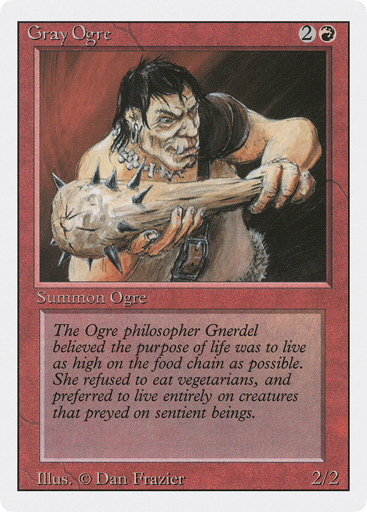 {C} Gray Ogre [Revised Edition][3ED 157]